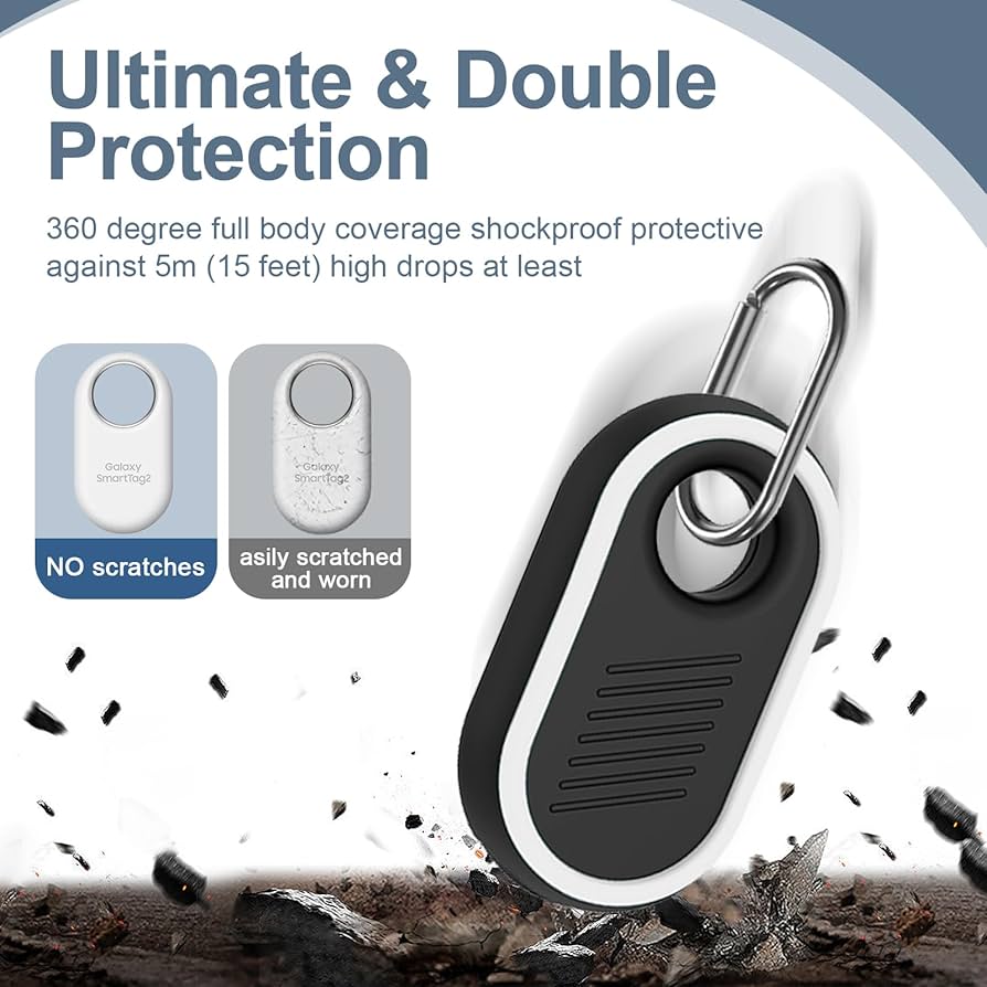 スマホアクセサリー Samsung Galaxy SmartTag2 4 Pack Samsung Galaxy SmartTag2 (4 Pack) - Reliable Bluetooth Tracker